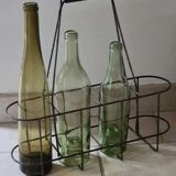 Old metal bottle holder