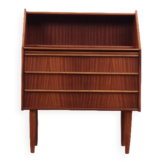 Mahogany secretary, Danish design, 60s, production: Denmark