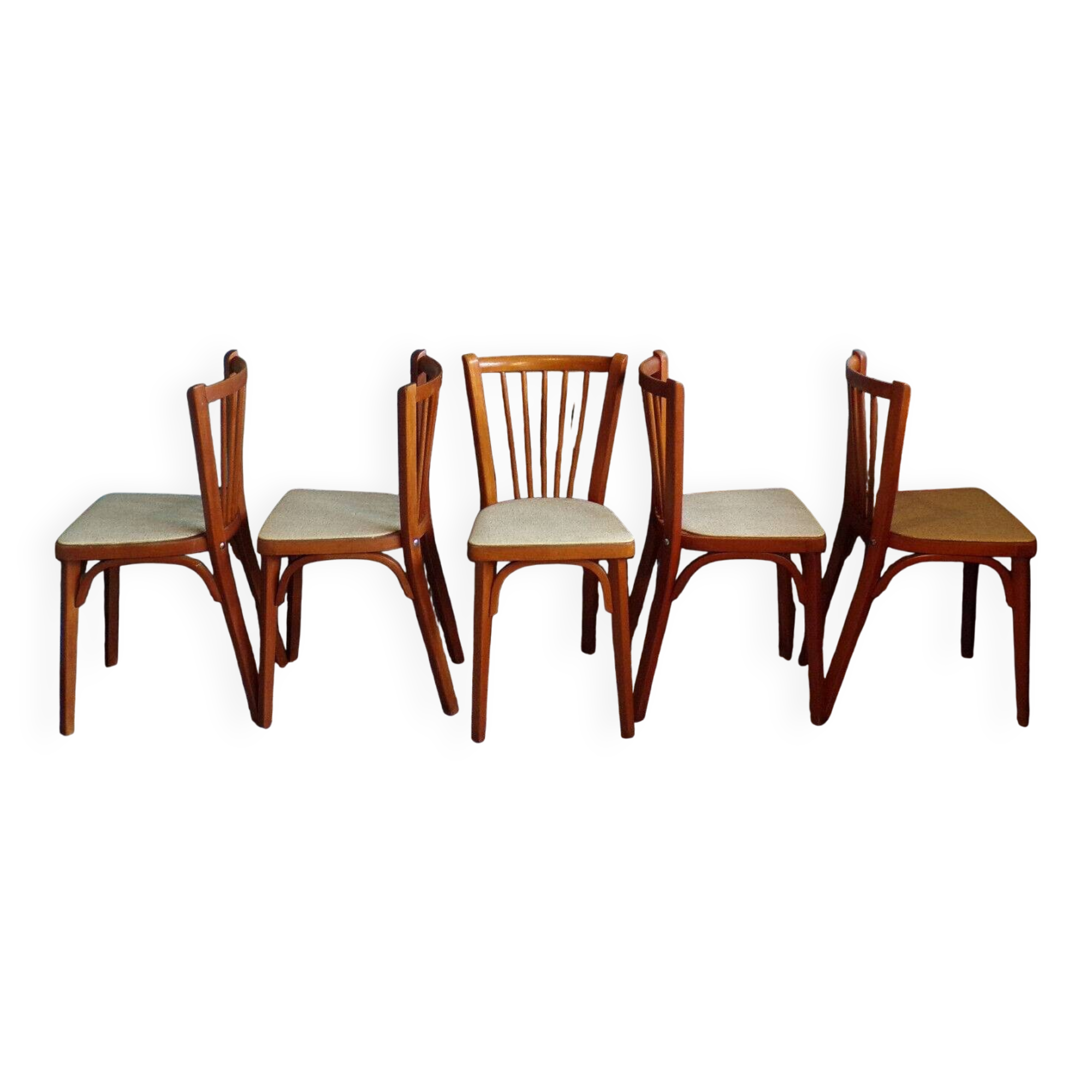 5 Baumann 53 bistro chairs