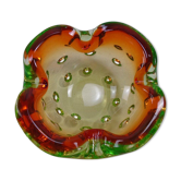 Sommerso Murano Glass Ashtray, Italy, 1960s