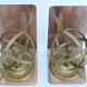 Pair of greenhouse book Astrolabe Sphere Armillary brass 1970