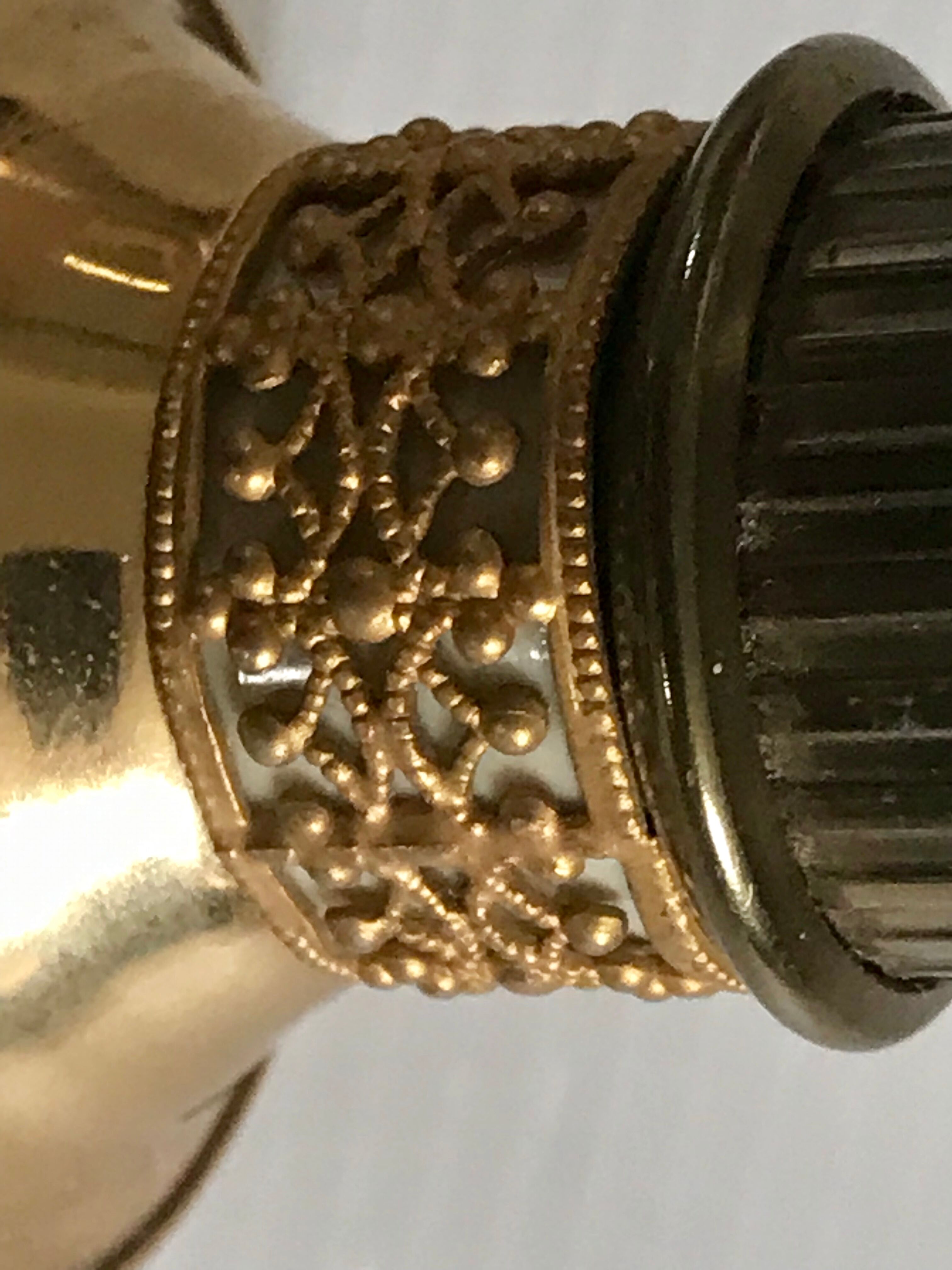 Brass wall lamp circa 1950