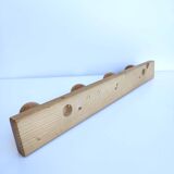 Coat rack in pine hooks balls
