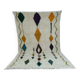 Handmade wool Berber rug 300 x 190 cm