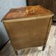 Curved Louis XV style ceremonial buffet in marquetry