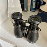 Black metal binoculars