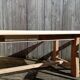 Table de ferme bois brut