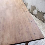 Farm table pitch pine 2 x 1 m from the 1950s