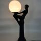 Art Deco Desk Lamp by Carlo Bartoli, 1970s