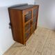 Teak bookcase with glass doors, Denmark 1960