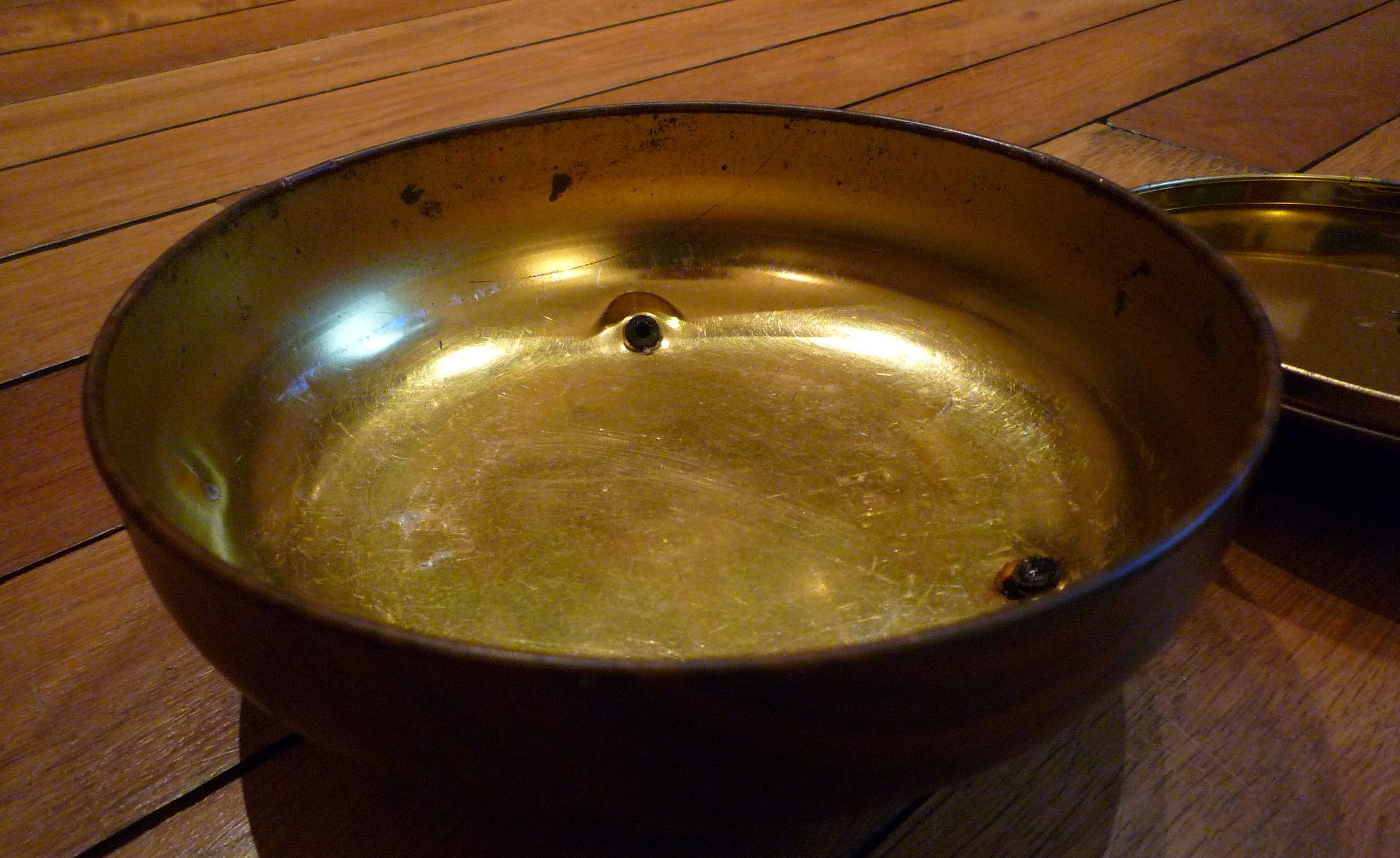 Metal candy maker imitation wood, vintage 60s