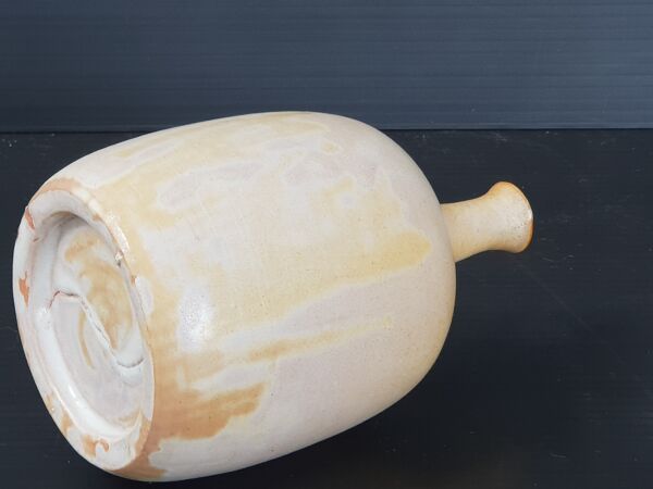 Vase soliflore en grès vintage