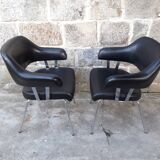 Pair of vintage armchairs