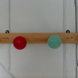 Coat rack with balls, vintage.