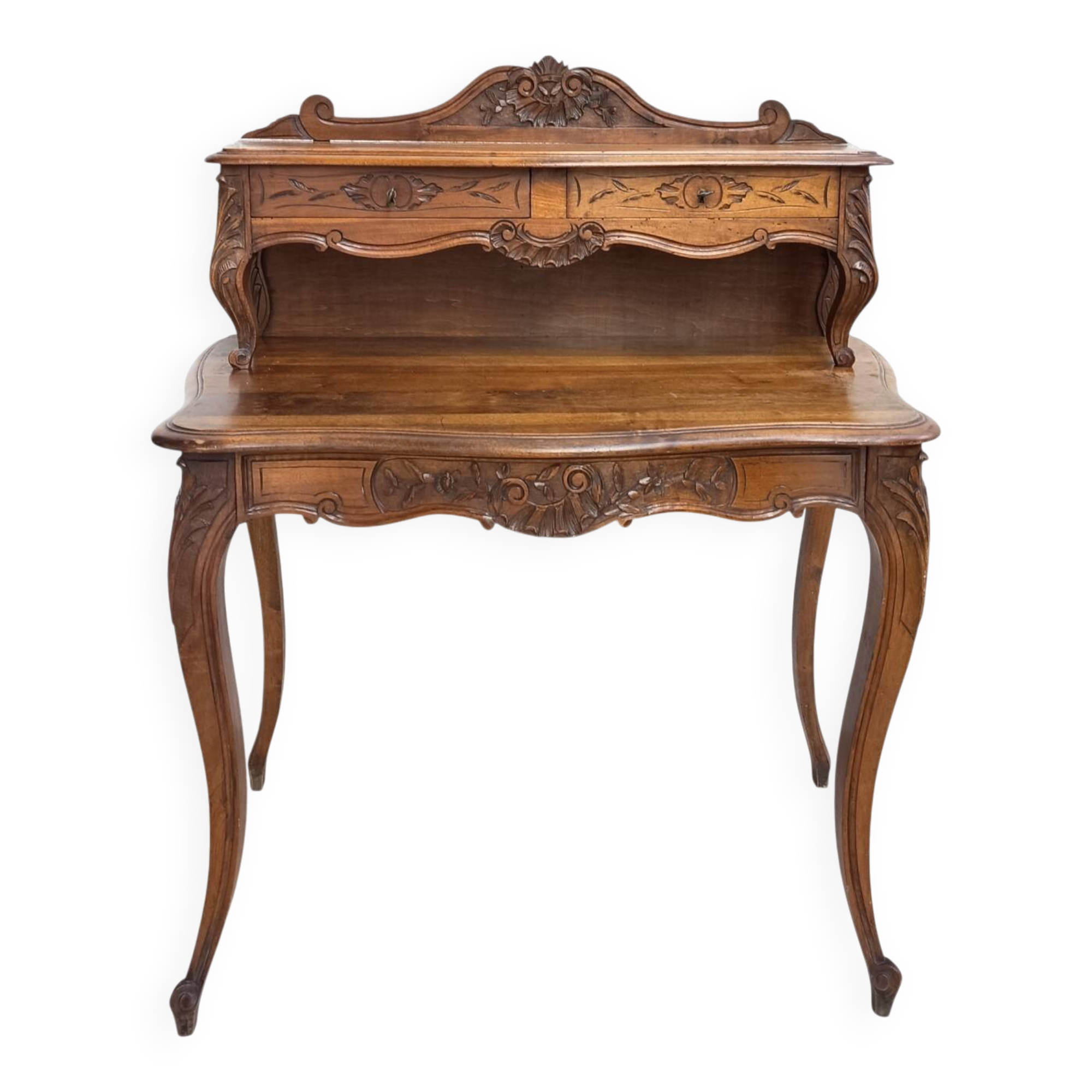 Louis XV desk in walnut