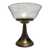 Art Nouveau bowl on stand, Czechoslovakia, 1900s