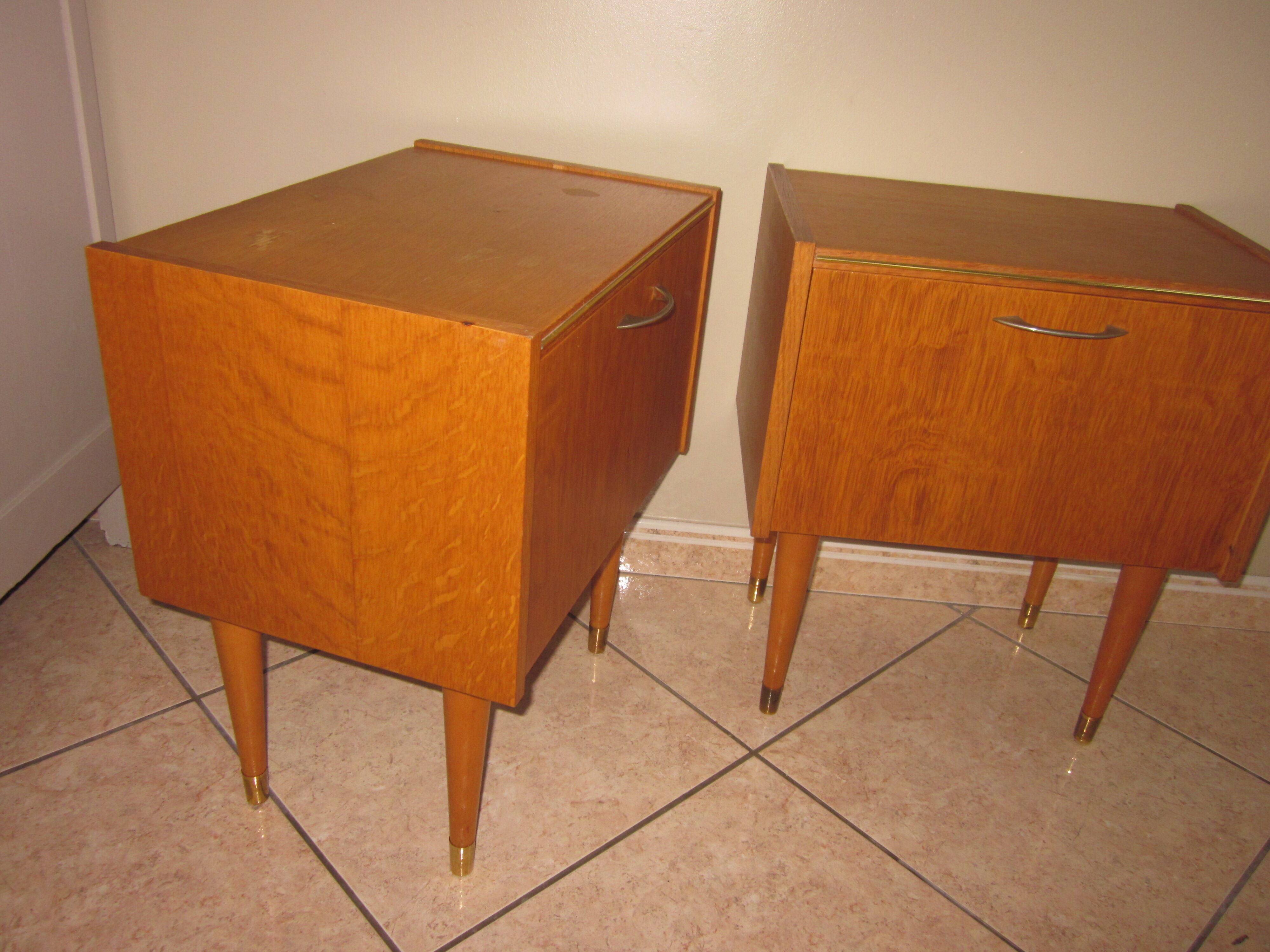 Paire de chevet vintage