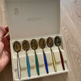 David Andersen 6 silver tea spoons 925