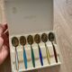 David Andersen 6 silver tea spoons 925