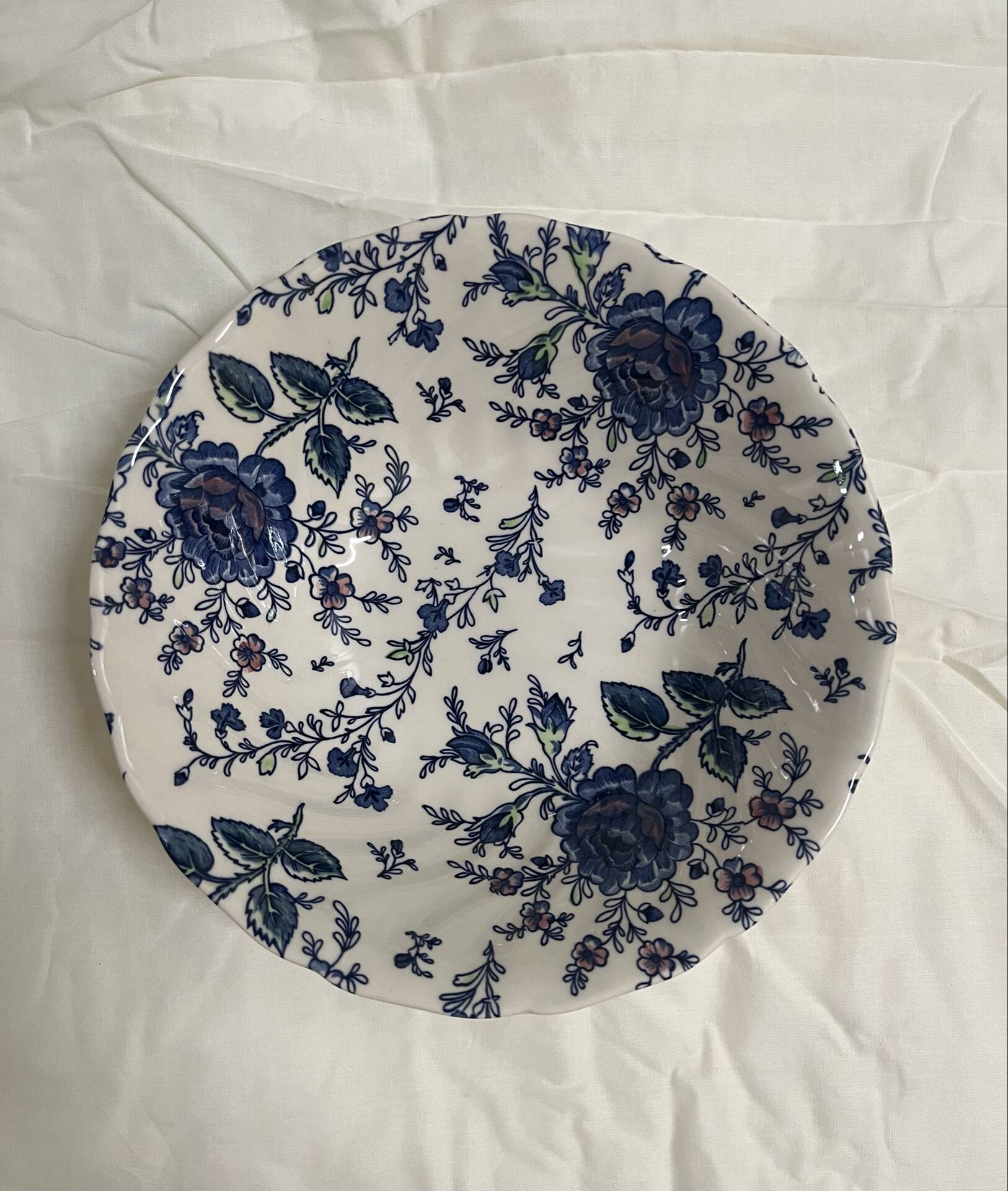 Dessert service set Johnson Brothers - Rose Chintz Blue