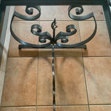 Table basse fer forgé