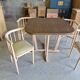 Ensemble vintage attribué à Thonet – table + 4 chaises années 60