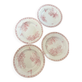 Lot de 4 assiettes creuses Terre de fer