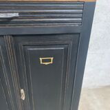 Black Parisian oak sideboard