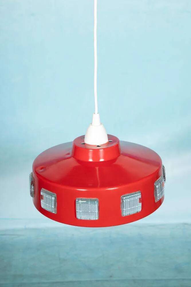1970s vintage glass pendant from the space age, Sweden
