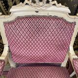 Pair of Louis XVI style armchairs