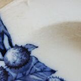 Longwy deep dish, flowers series