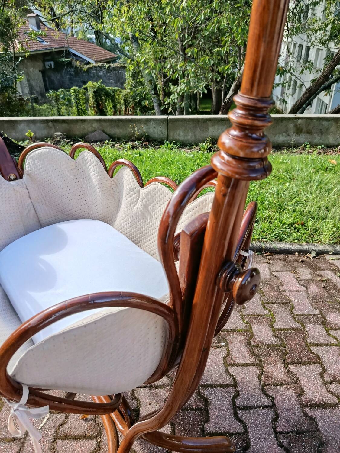 Antique cradle by J&J Khon