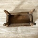 Low old stool 4 legs