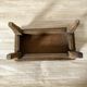 Low old stool 4 legs