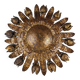 Large gilt floral sunurst lamp 1950s