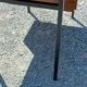 Desk of the 60s in mahogany base metal tubes 2 drawers