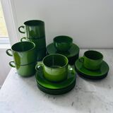 Set of 25 dessert and coffee pieces