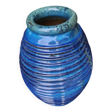 Glazed ceramic pot