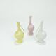 3 vases en porcelaine pastel "Luise" du milieu du siècle, Fritz Heidenreich, allemand