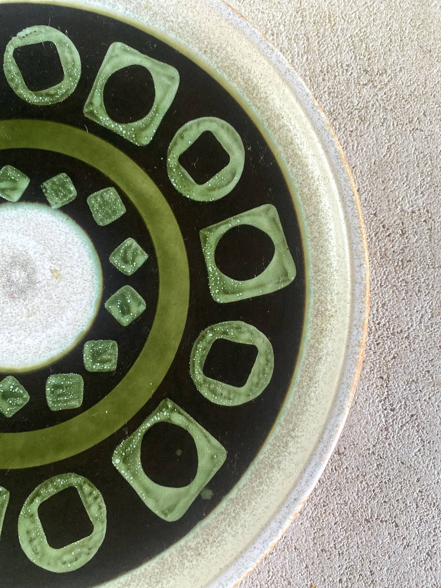 Plate West Germany in ceramic - Ø 30 cm