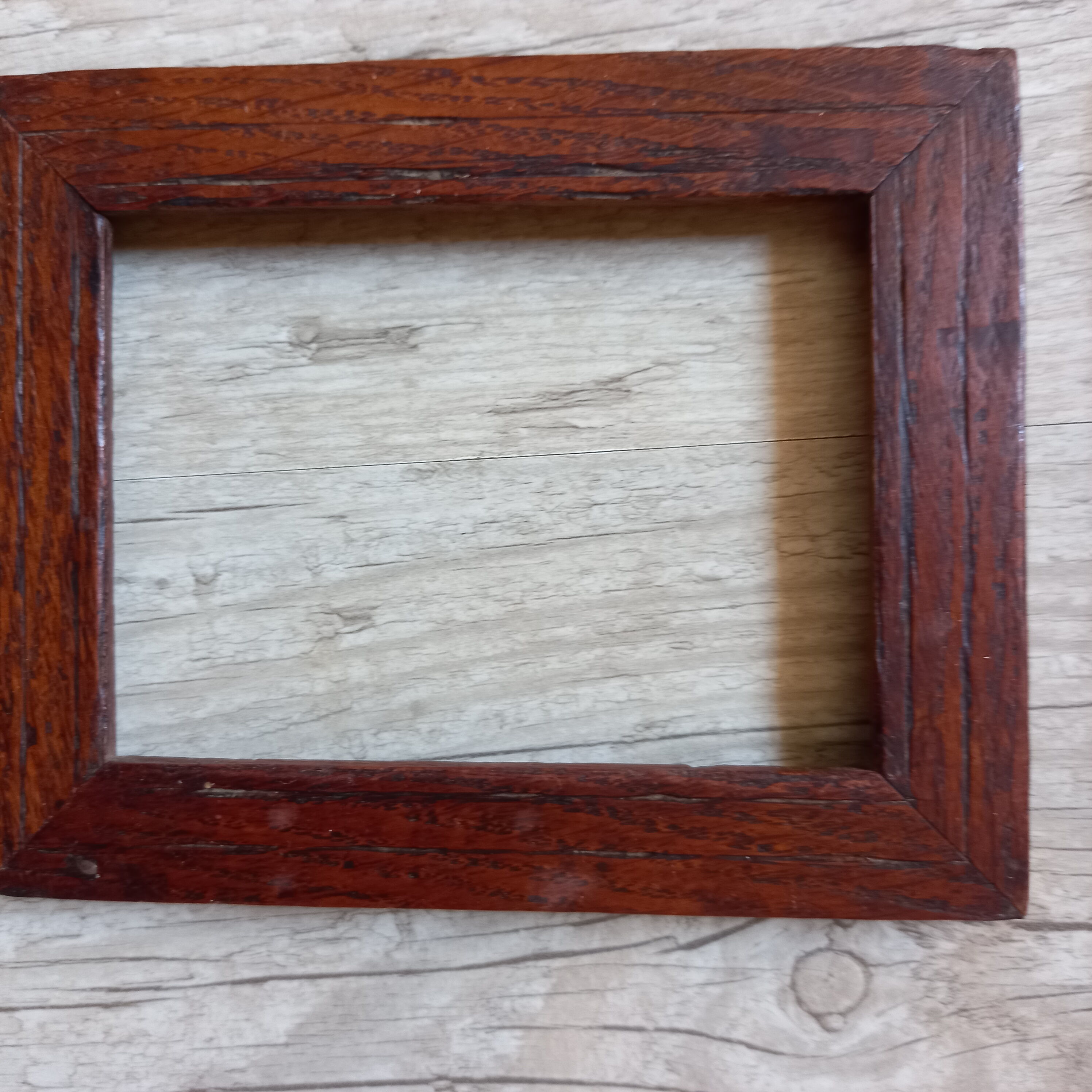 Set of 4 old rectangular frames