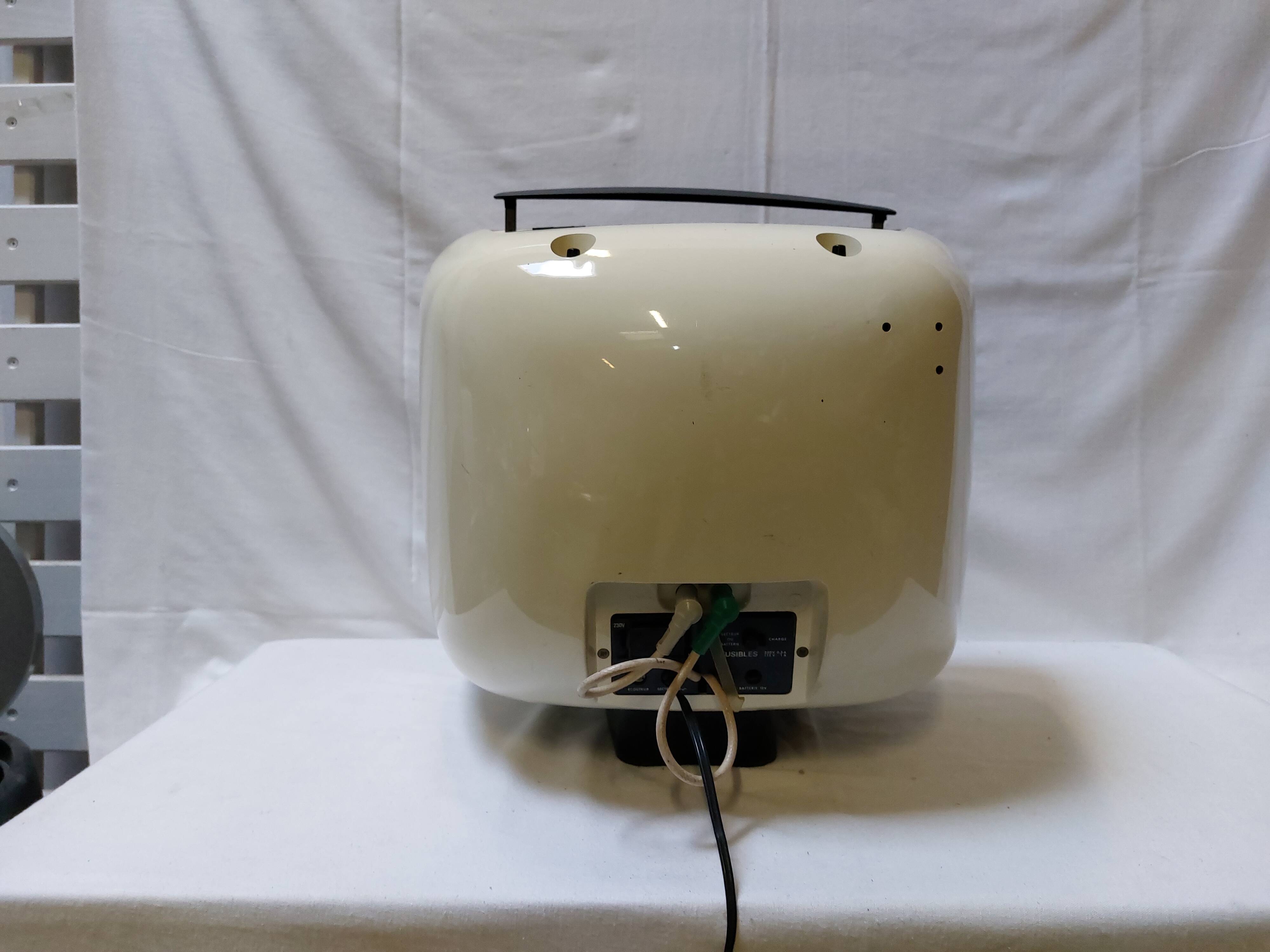 Vintage Pathé Marconi T72344 Television - 1970s, Space Age