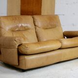 Leather sofa, Albany model, late 70's, Roset edition