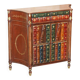 Vintage Victorian style library buffet with double drawers.