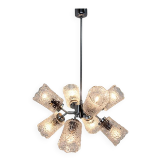 Design Space Age Chrome Sputnik Chandelier, 1970s