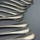 Set of 12 Christofle dessert forks made in France