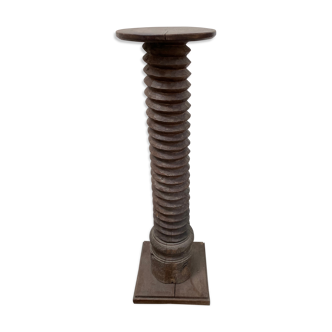 Vintage wood column