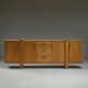 Large brustalist oak sideboard, Belgium.