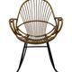 Vintage Dirk van Sliedregt Rohe Noordwolde rattan rocking chair