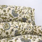 Rare 19th Century Napoleon III Brocade Sofa and Two Armchairs